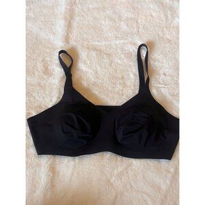 Knix Padded V-Neck Evolution Bra Womens Black Sports Bra Sz 3